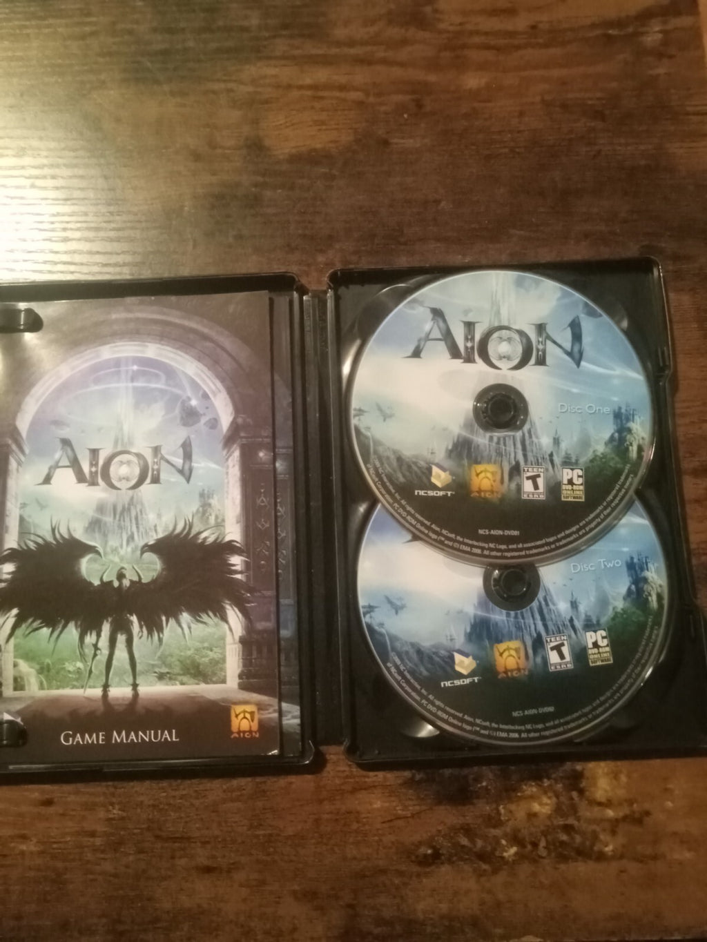 AION PC Game 2009 Steelbook Edition – 2‑Disc DVD‑ROM Metal Case Collector Editi