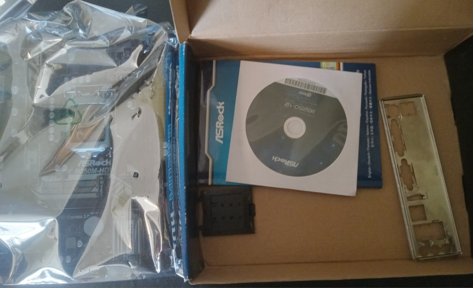 ASRock B250M-HDV LGA 1151 Micro ATX DDR4 Desktop Motherboard – For Parts