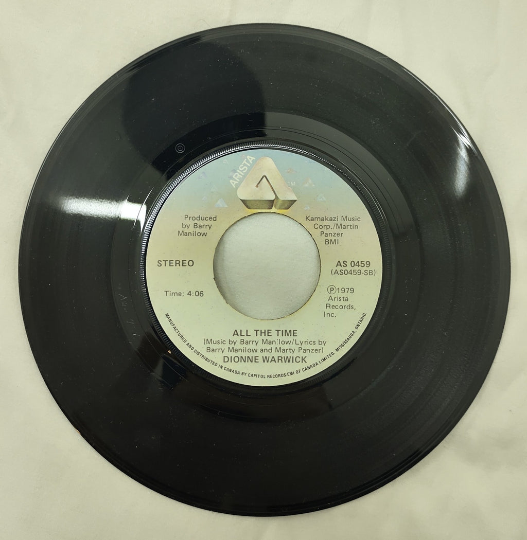 Dionne Warwick - Déjà Vu / All The Time 7" Vinyl 45 RPM (AS 0459)