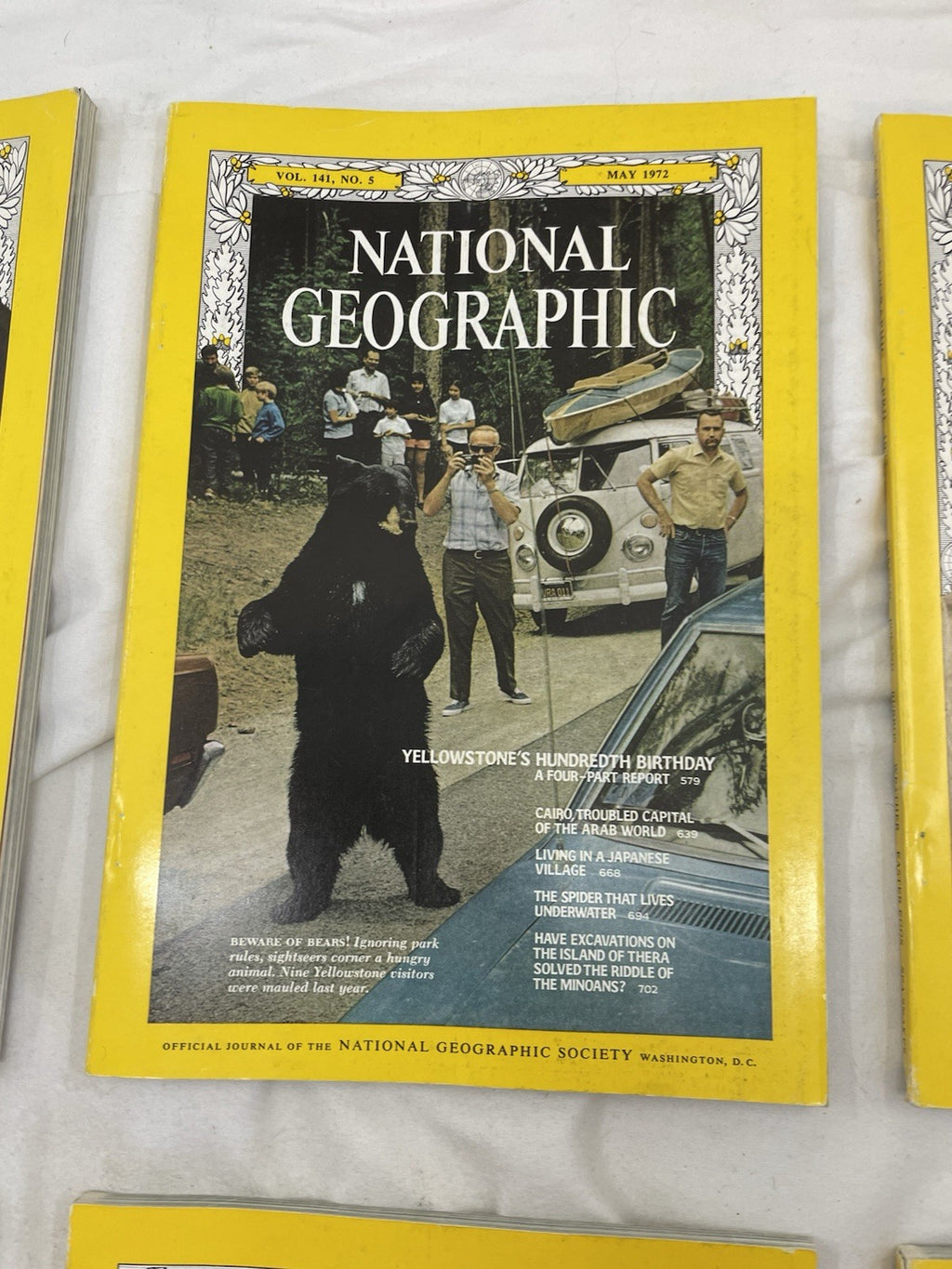 Nat Geo Jan–Jun 1972 Slipcover Lot | Science, Adventure, Earth Series