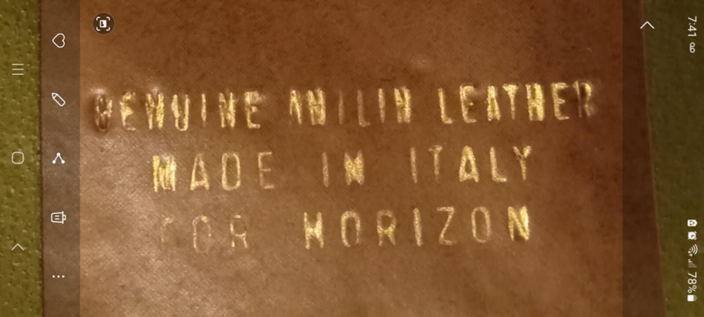 Vintage Glass Decanter Bottle with Leather Covering – Handmade in Italy