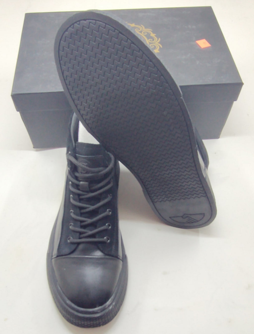 Snover AL6-13 Men's Black Leather Ankle Boots Premium Dress Footwear