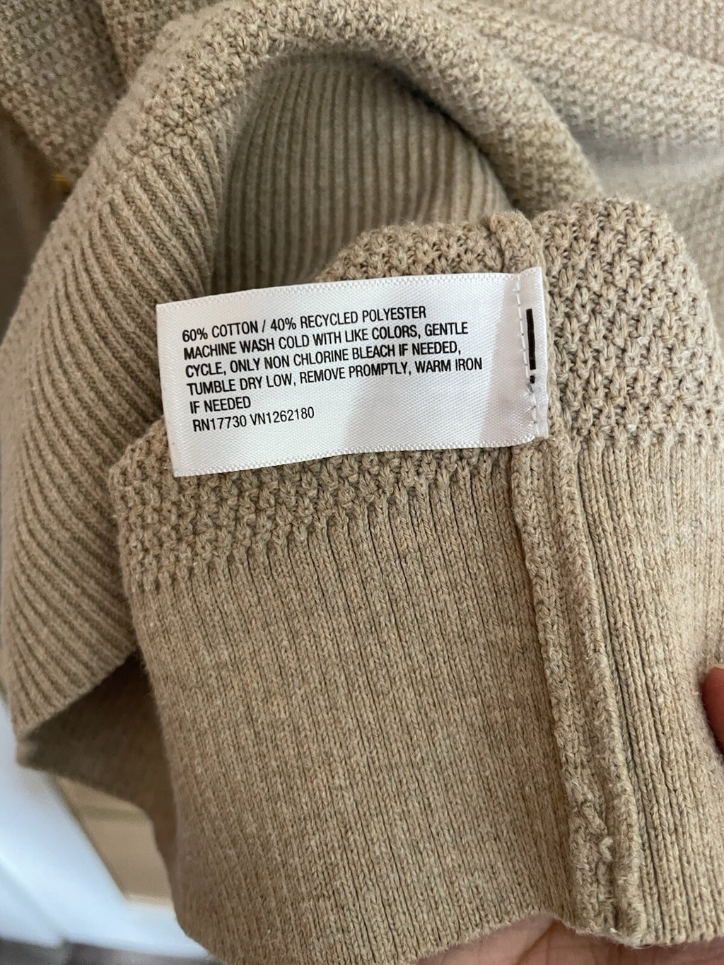 Goodfellow & Co Tan Knit Sweater Men's Size Large Casual Crew Neck Top