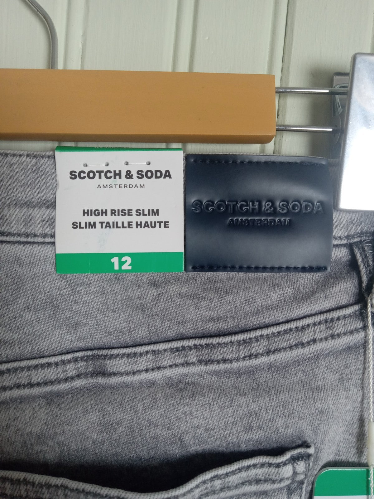 NWT Women’s Scotch & Soda High Rise Slim Jeans Size 12 – Designer Denim