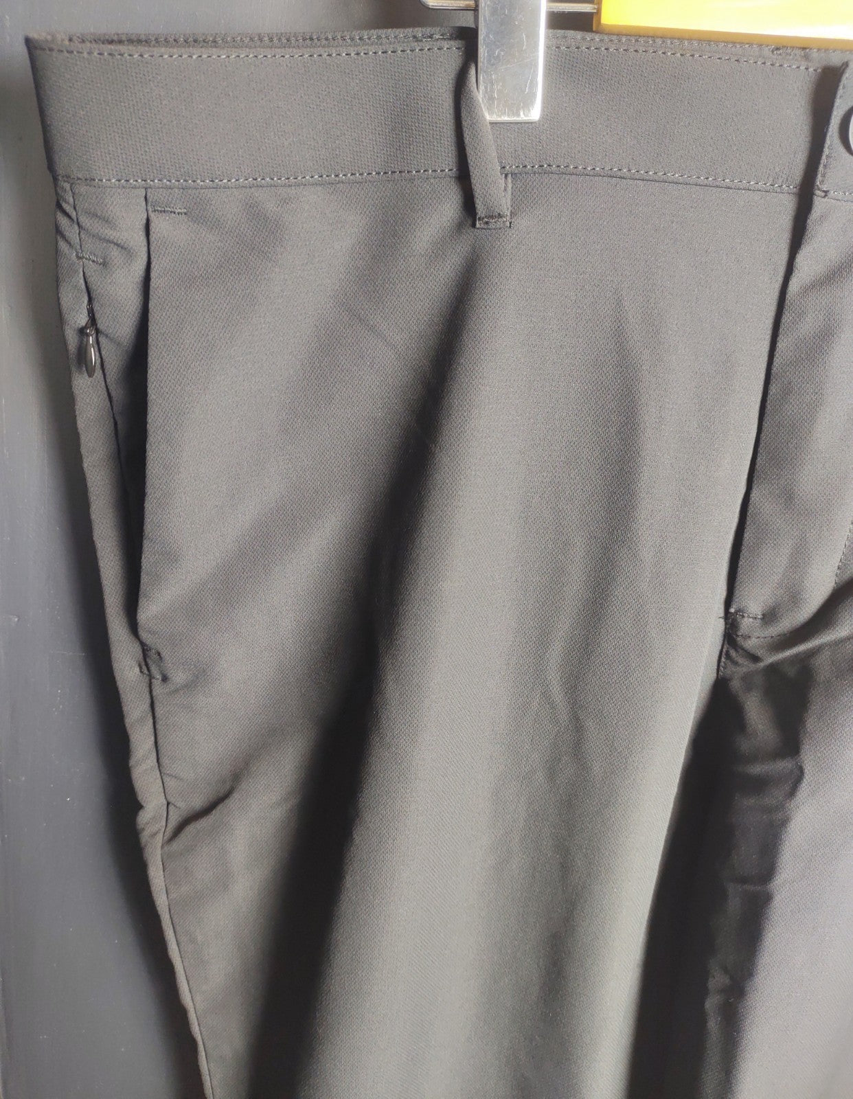 Banana Republic Men’s Black Dress Pants 38x32 Flat Front Modern Fit NWT