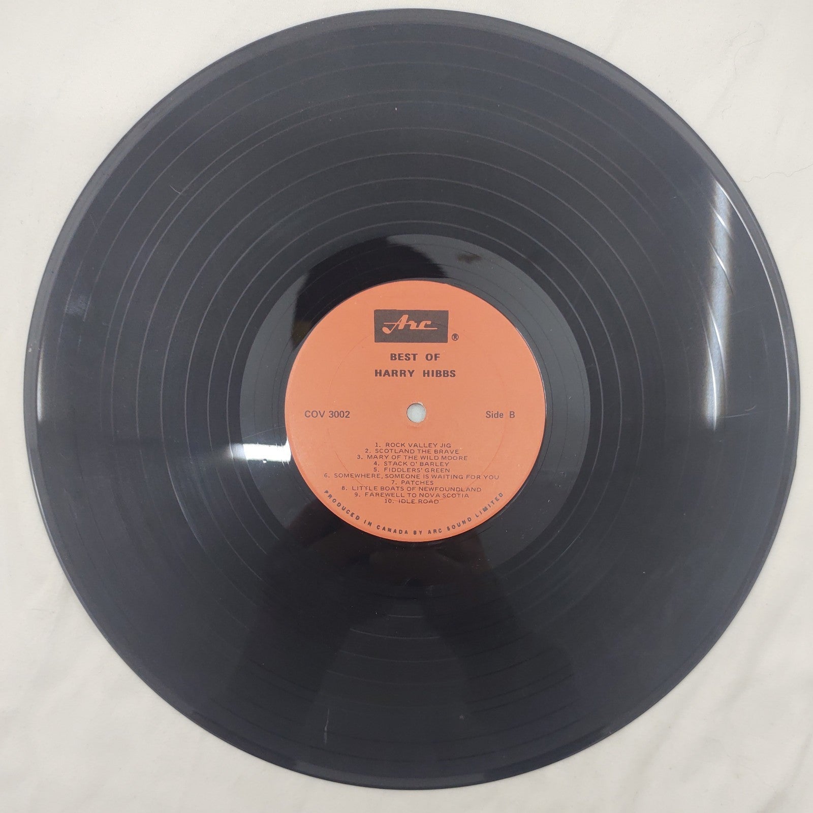 Harry Hibbs – Best Of LP ARC Sound COV 3002 Canada Folk Irish Pub Songs