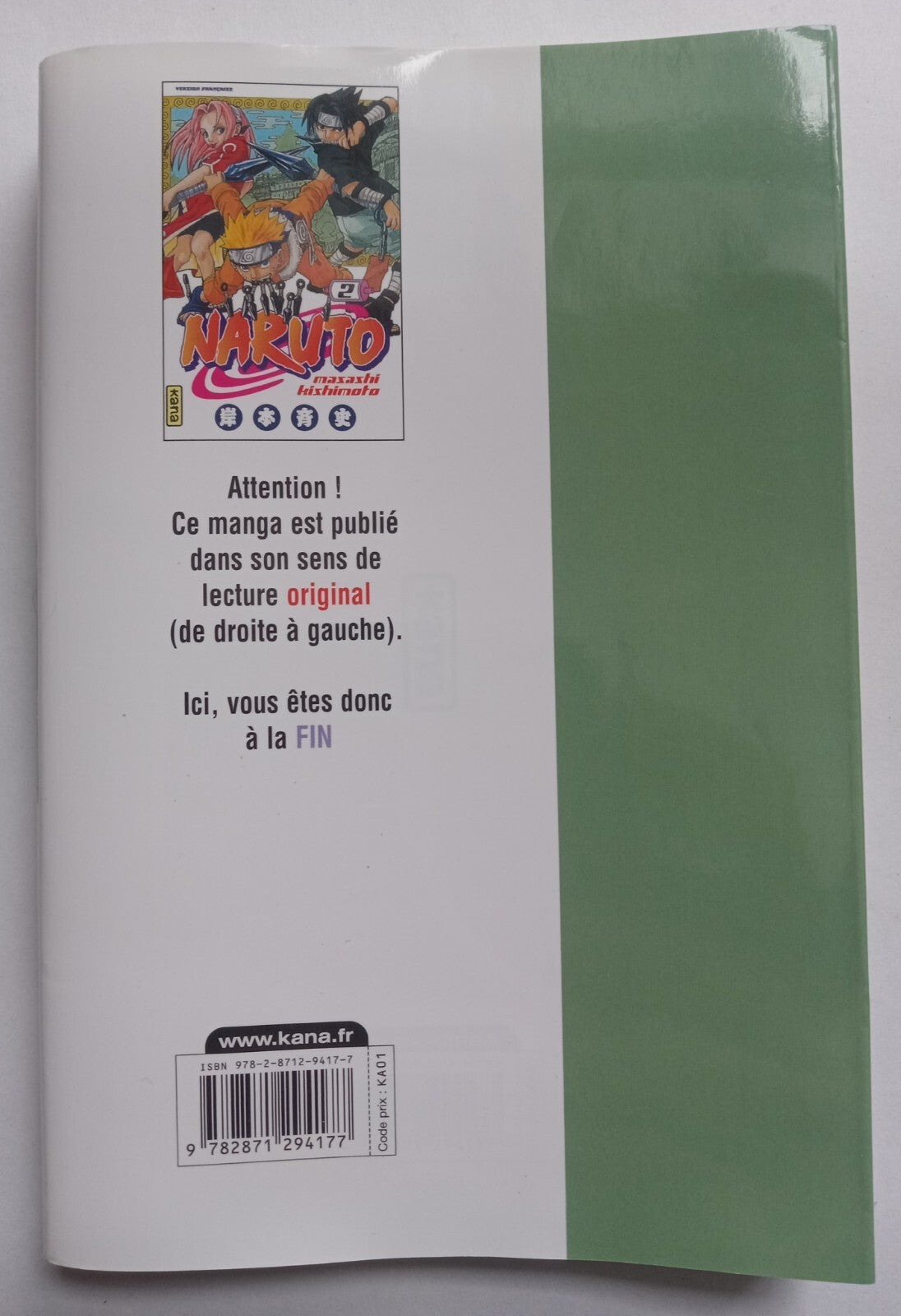 Naruto Vol. 2 Masashi Kishimoto En Français 2002 VG+