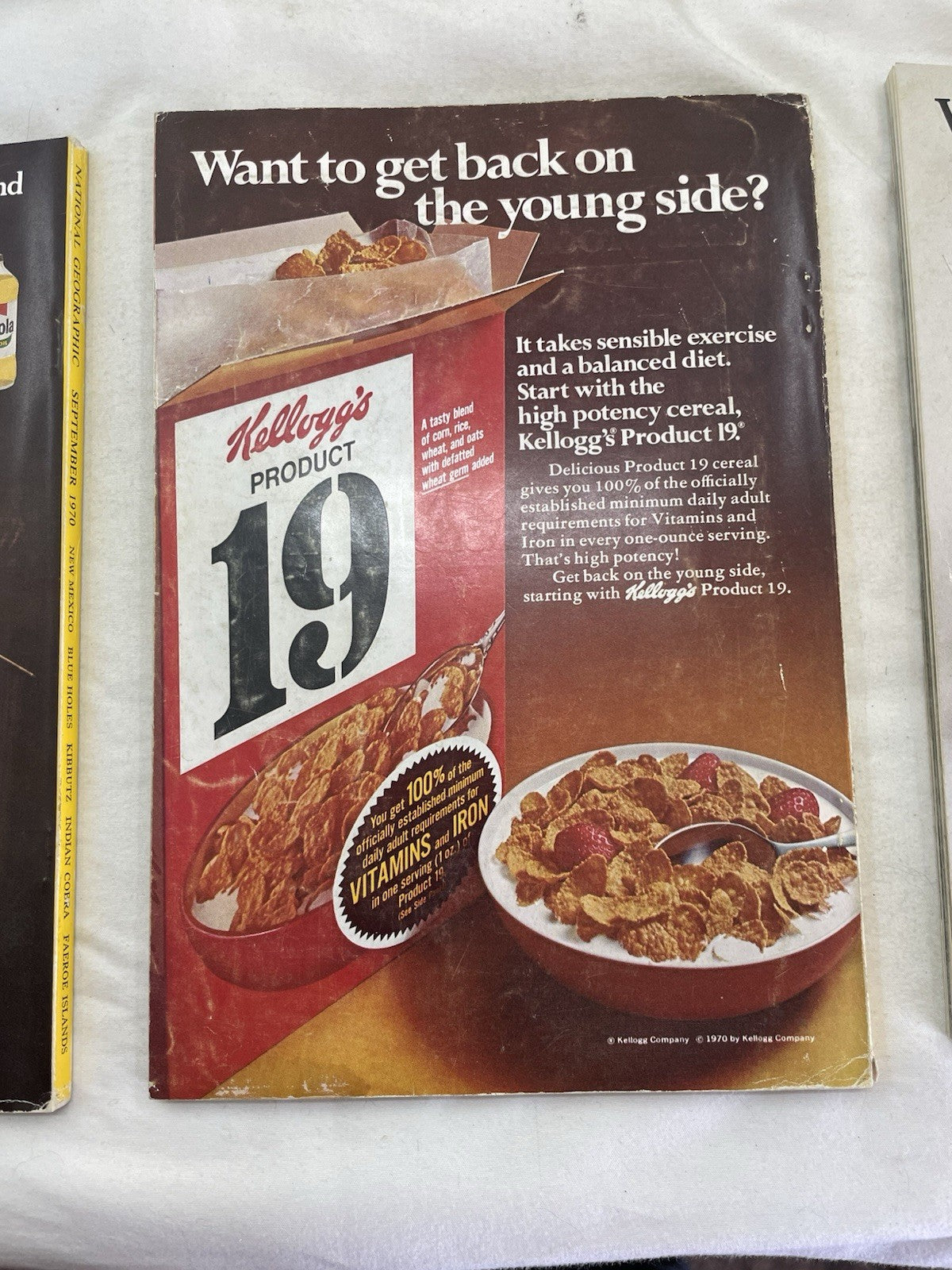 Nat Geo Mag Lot Jul–Dec 1970 Slipcvr Vtg Set Travel World Decor Collect