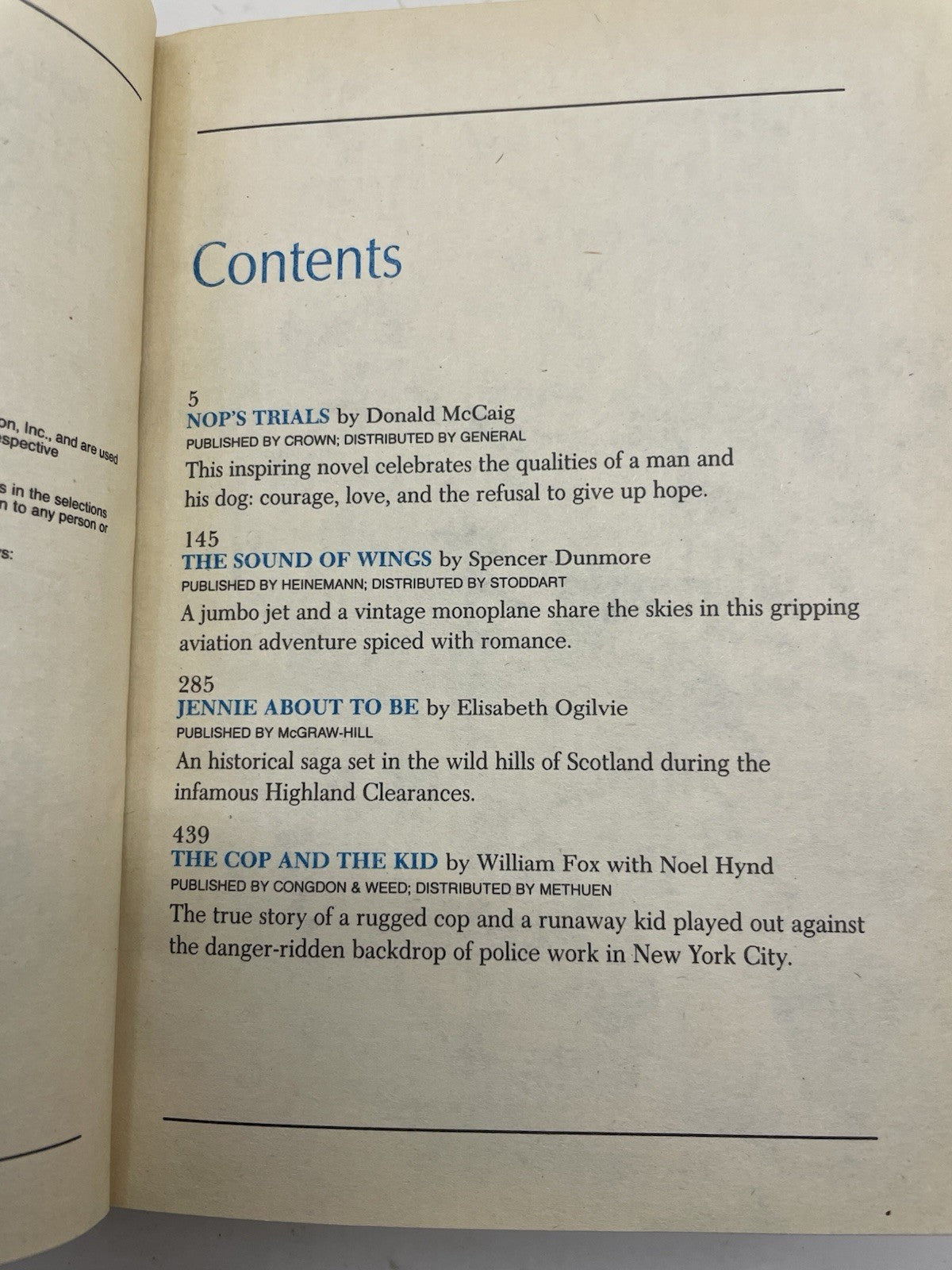 1985 Reader's Digest Condensed 1st Ed HC Leather Gilt Vtg NM Anthology