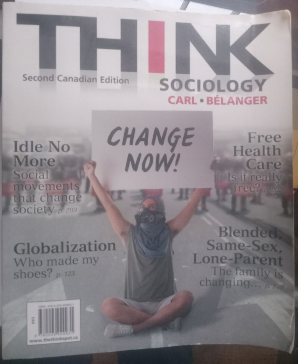 THINK Sociology by John D. Carl (2nd Canadian Ed) – Pearson – Introductory Socio
