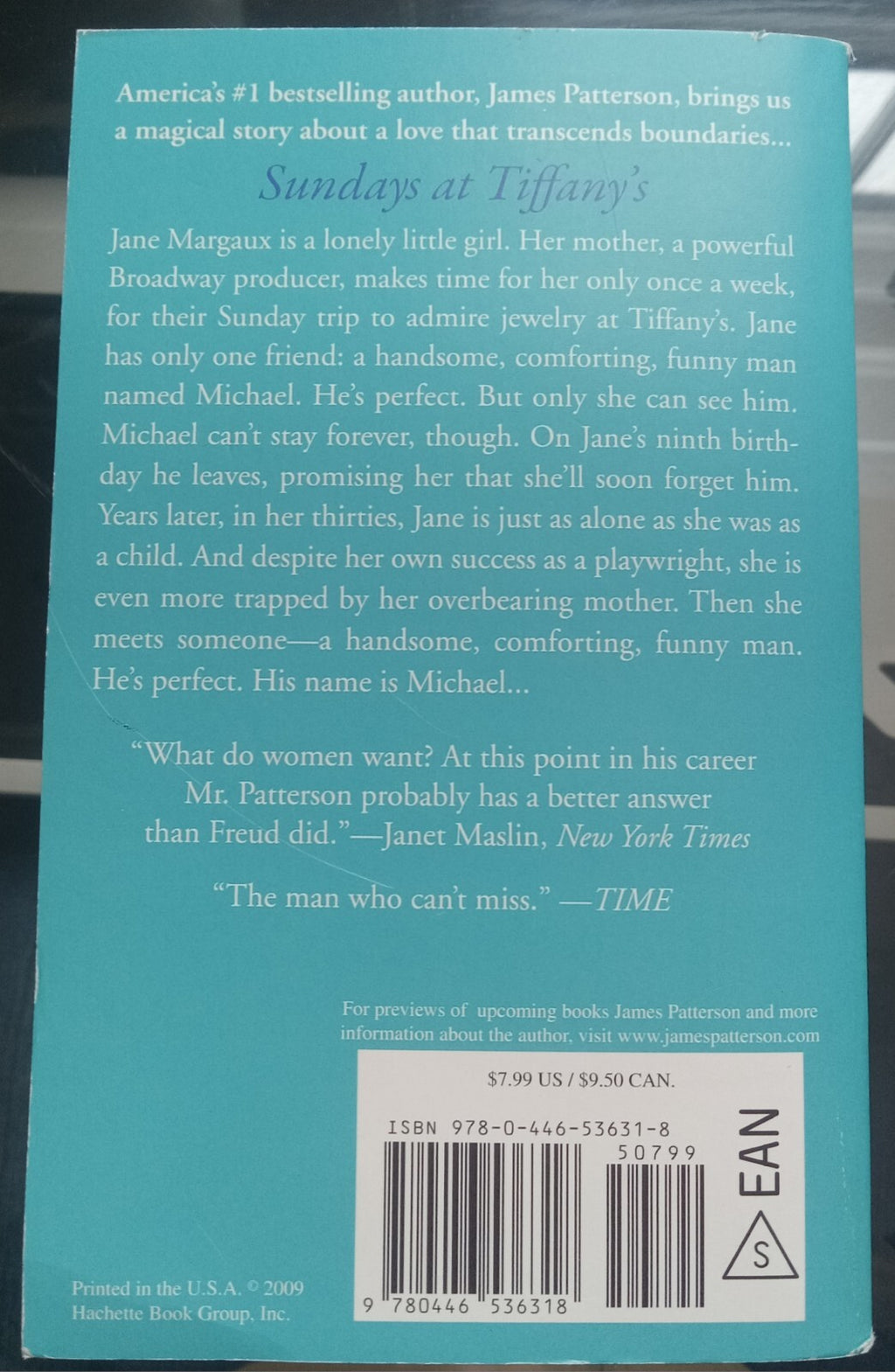 Sundays at Tiffany's by Cate Tiernan & James Patterson – Paperback VG