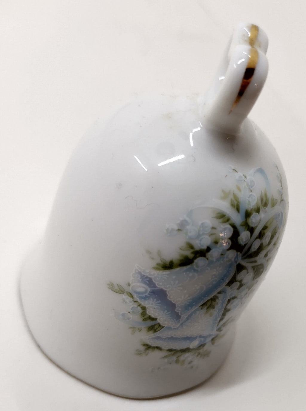 Saji Fine China "Happy Anniversary" Bell - Vintage Made in Japan