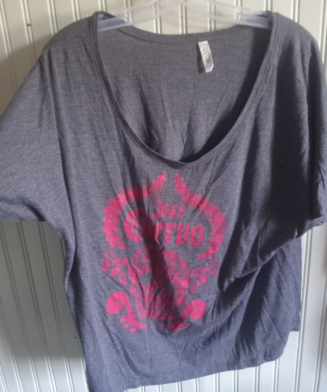 Bella+Canvas Women's Heather Gray T-Shirt – Size XL, Relaxed Fit