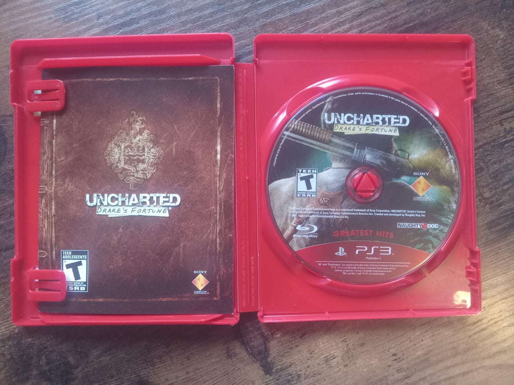 Uncharted: Drake's Fortune GOTY PS3 2007 - Red Box - Manual Included