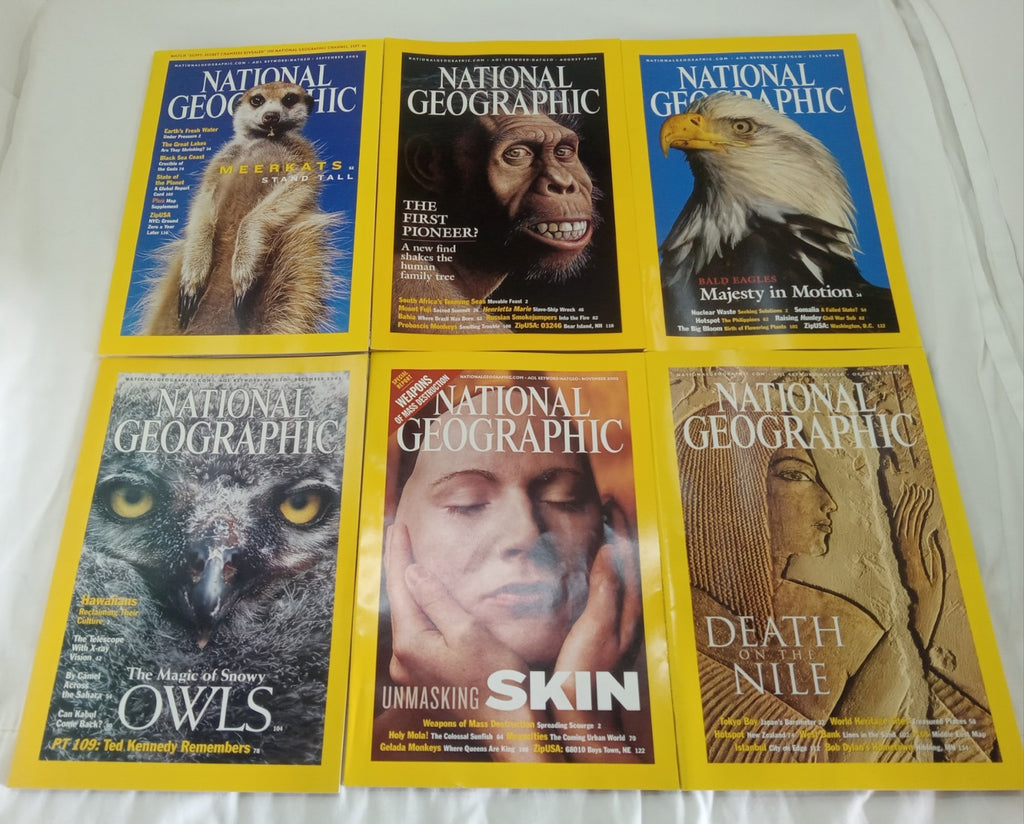 Net Geo Magazines With Slipcover July To December 2002