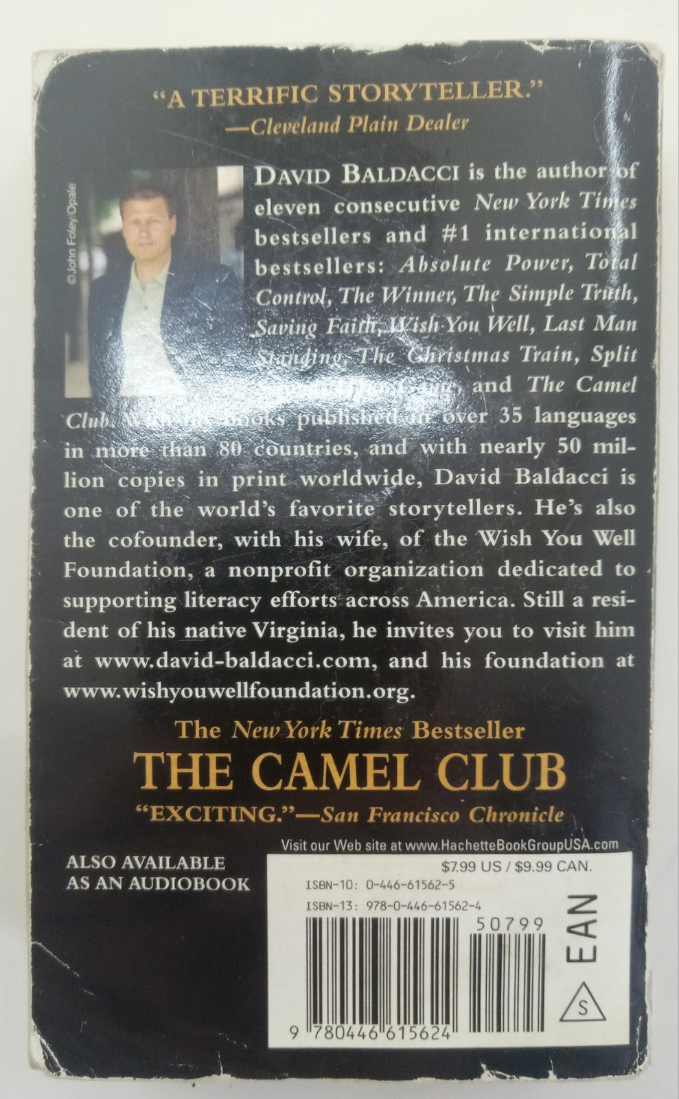 The Camel Club by David Baldacci – VG+ Political Thriller Bestseller Book