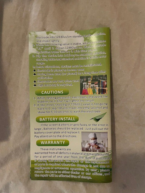 Digital pH Meter Tester – Waterproof & Accurate for Water & Liquid Testing