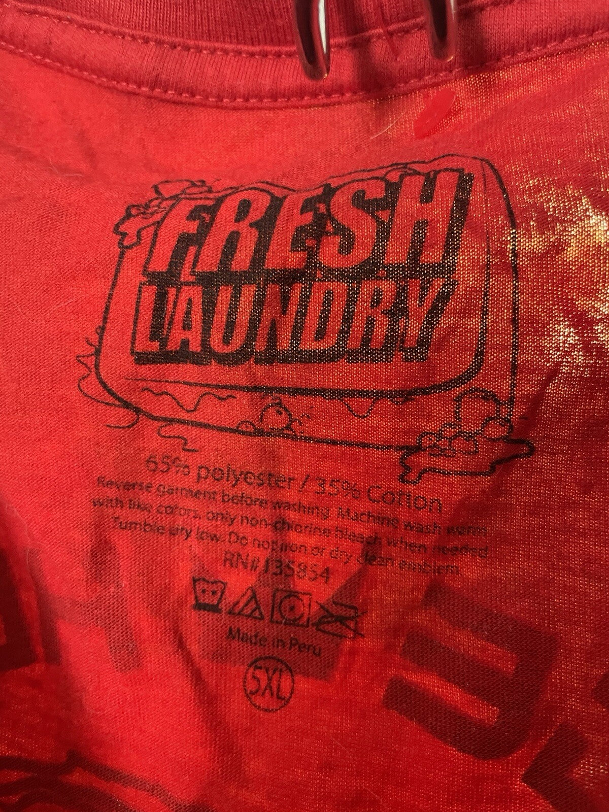 Fresh Laundry Rose Tie Dye Tee Graphic Shirt Women’s M Boho Y2K Style