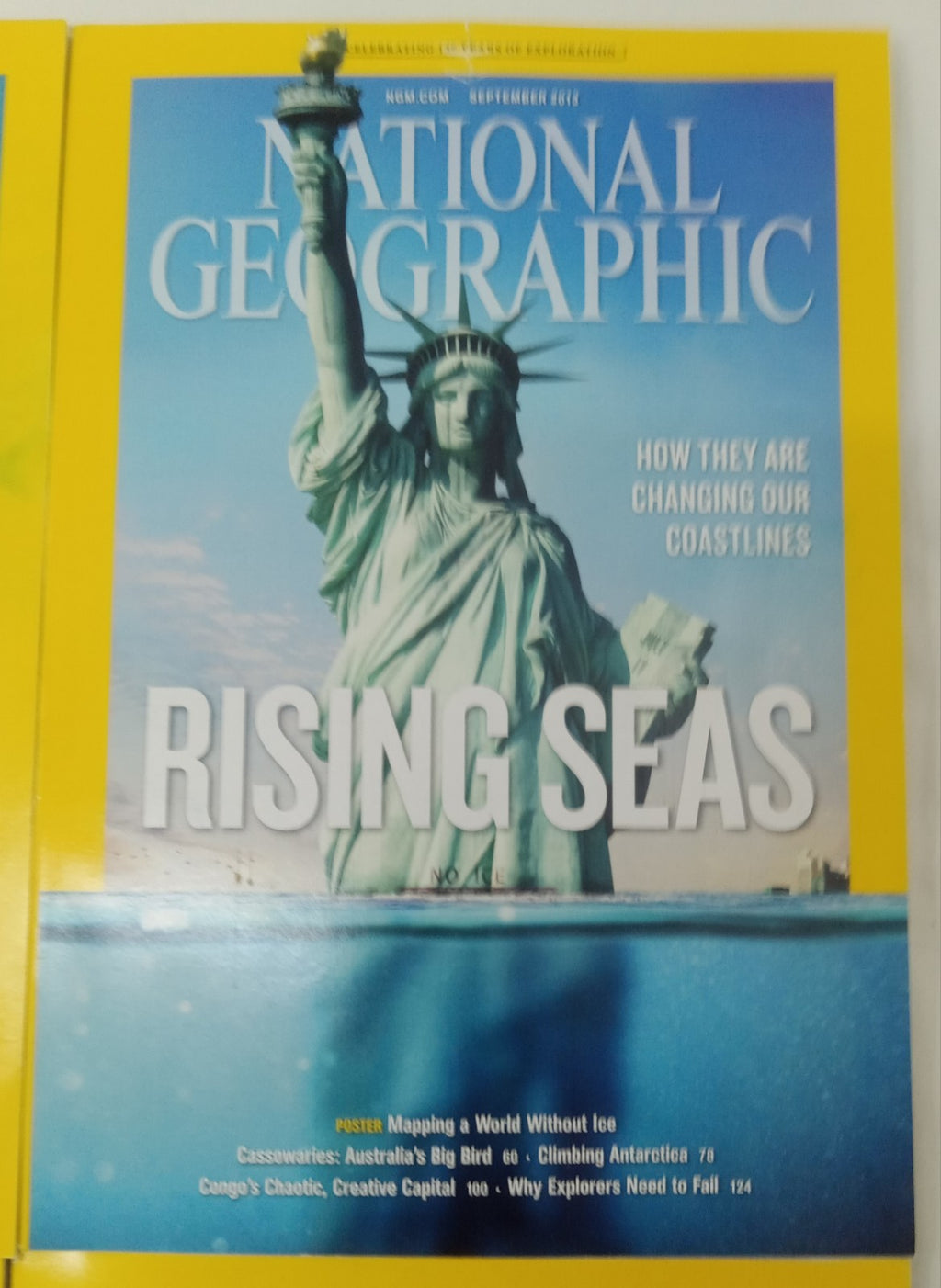 National Geographic Jul–Dec 2013 VG+ | 6 Issues in Faux Leather Slipcase