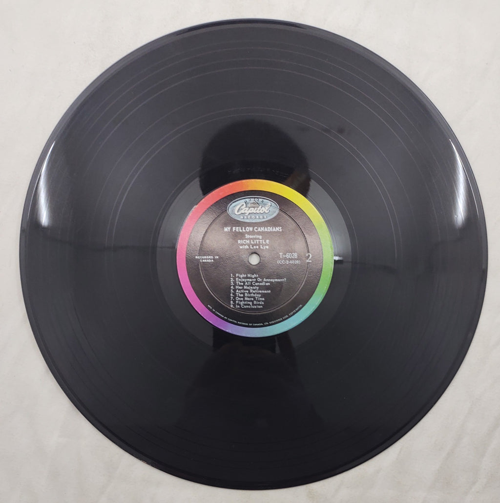 Rich Little My Fellow Canadians LP Capitol T-6028 Canada Comedy Vinyl Record LP
