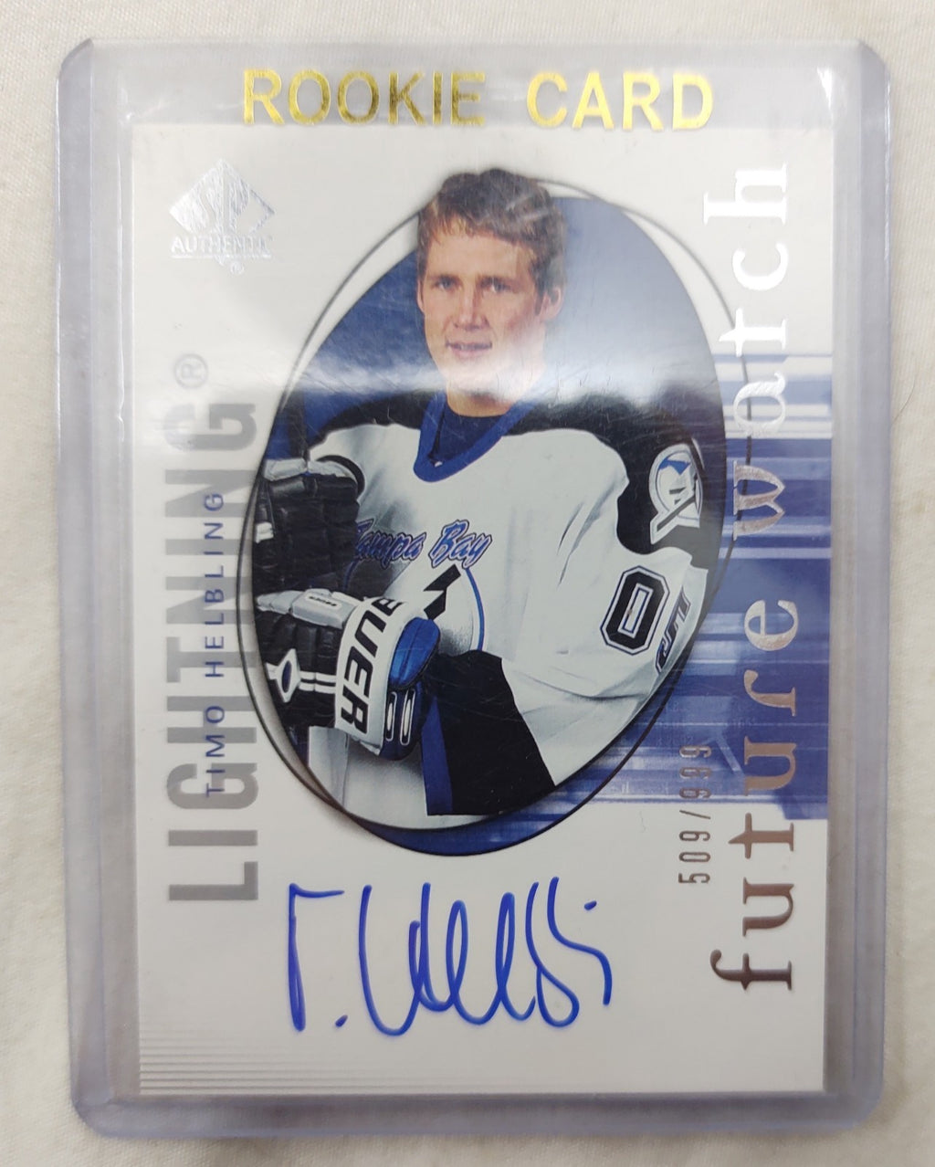 Timmo Helbling Rookie Autograph SP Authentic Future Watch 509/999