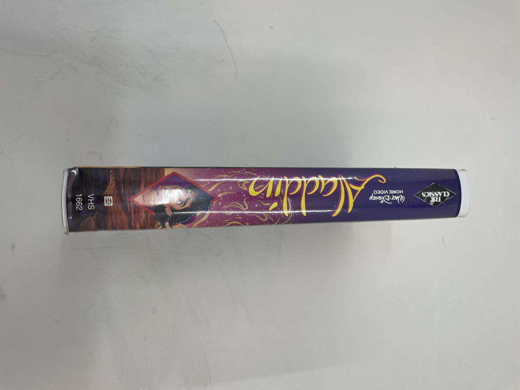 Disney Black Diamond VHS Aladdin 1993 Collectible Clamshell Tape