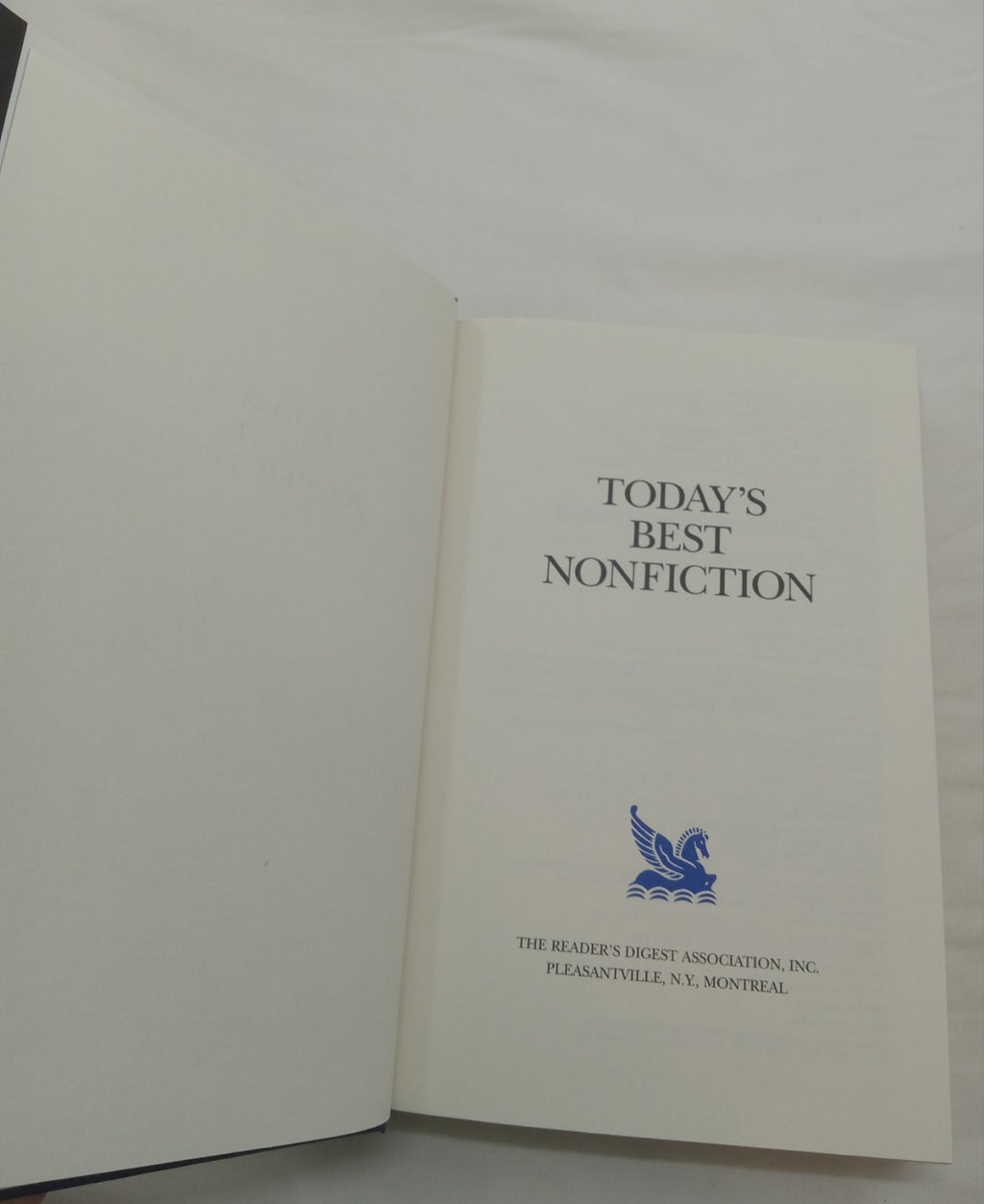 Reader's Digest Today's Best Nonfiction Vol 3 1996 HC 1st Ed w/ Jacket NM