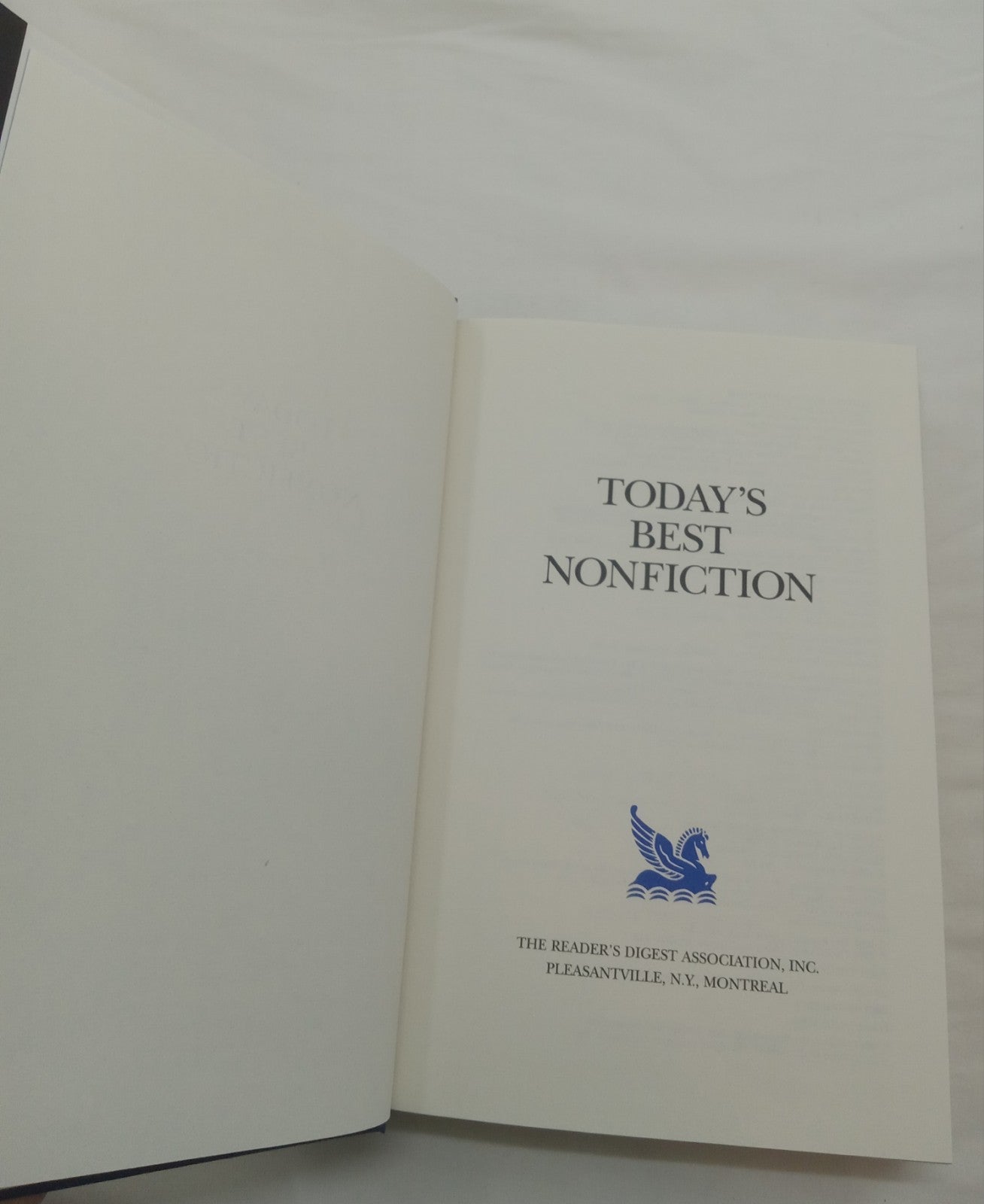 Reader's Digest Today's Best Nonfiction Vol 3 1996 HC 1st Ed w/ Jacket NM