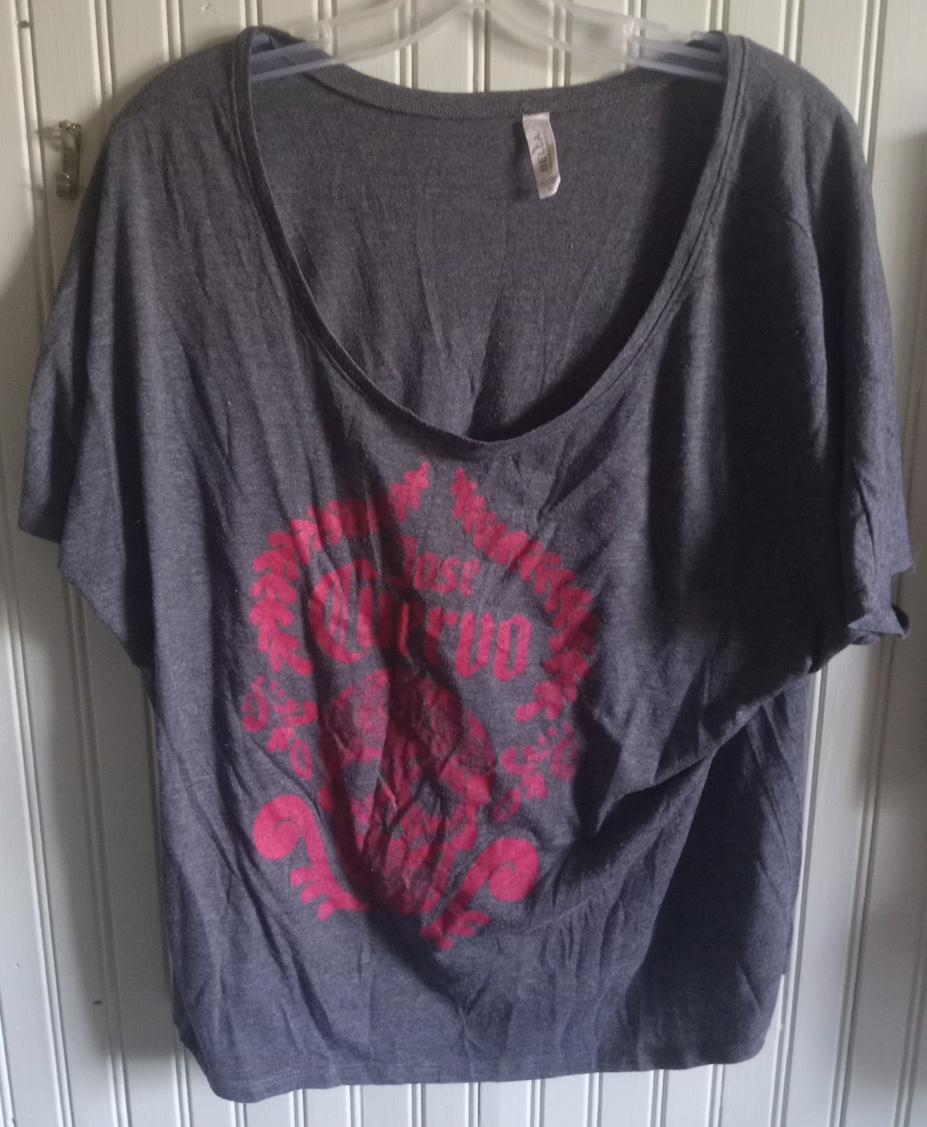 Bella+Canvas Women's Heather Gray T-Shirt – Size XL, Relaxed Fit