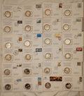 24 ISPM Sterling Silver Proof Medals 1975–76 w/ FDC Envelopes & COAs – Mint