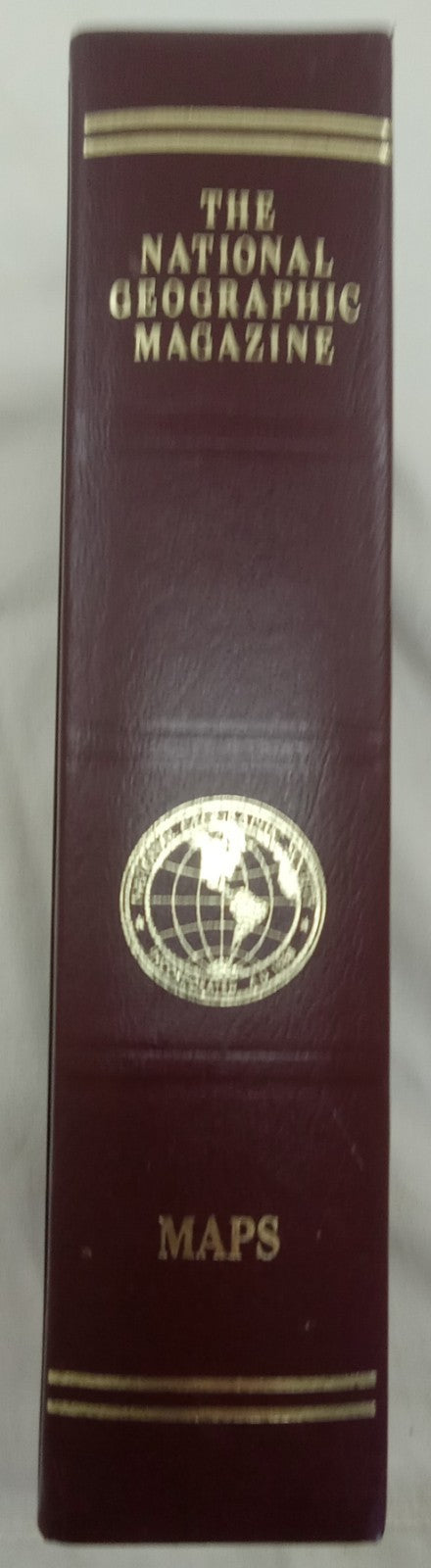 National Geographic Leather Map Case – Vintage Collector's Edition, 20 Maps