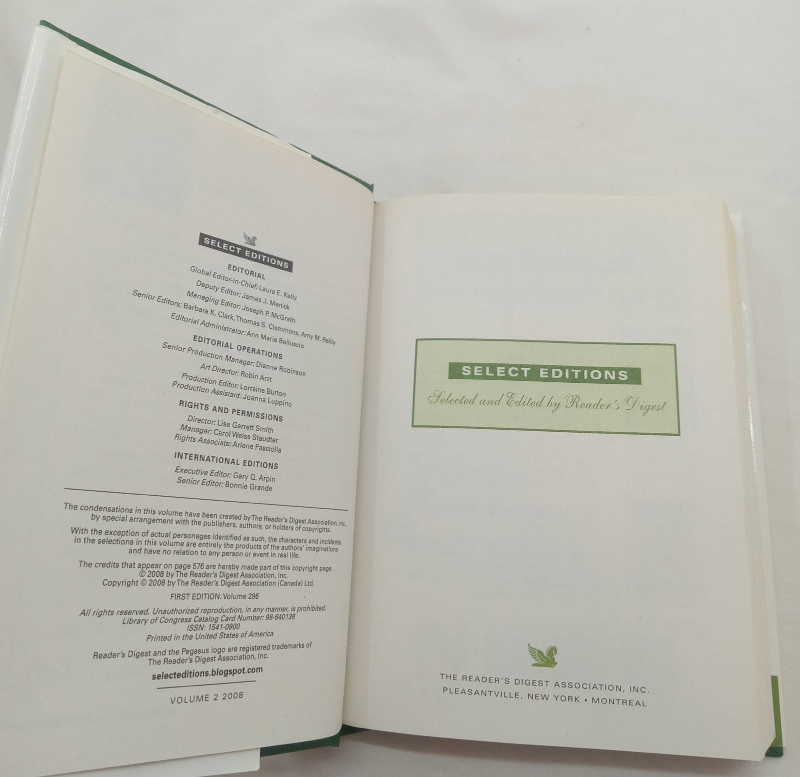 RD Sel Ed HC w/DJ Vol 2 2008 | Vtg NM 1st Ed Anthology Fiction Mystery Drama