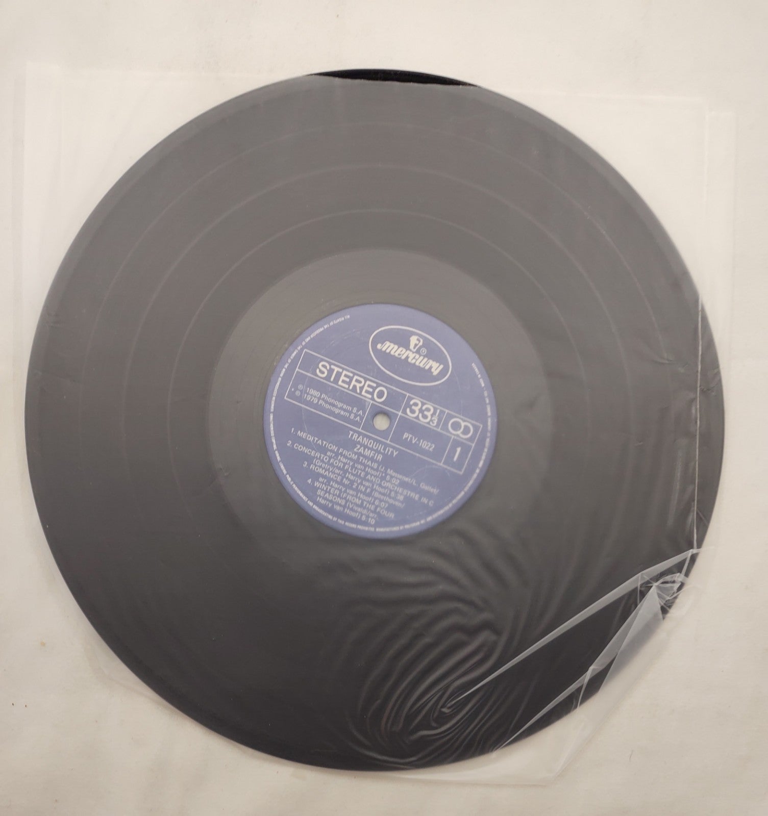 Zamfir - Tranquility LP Mercury PTV-1022 Europe Stereo Blue Label Pan Flute