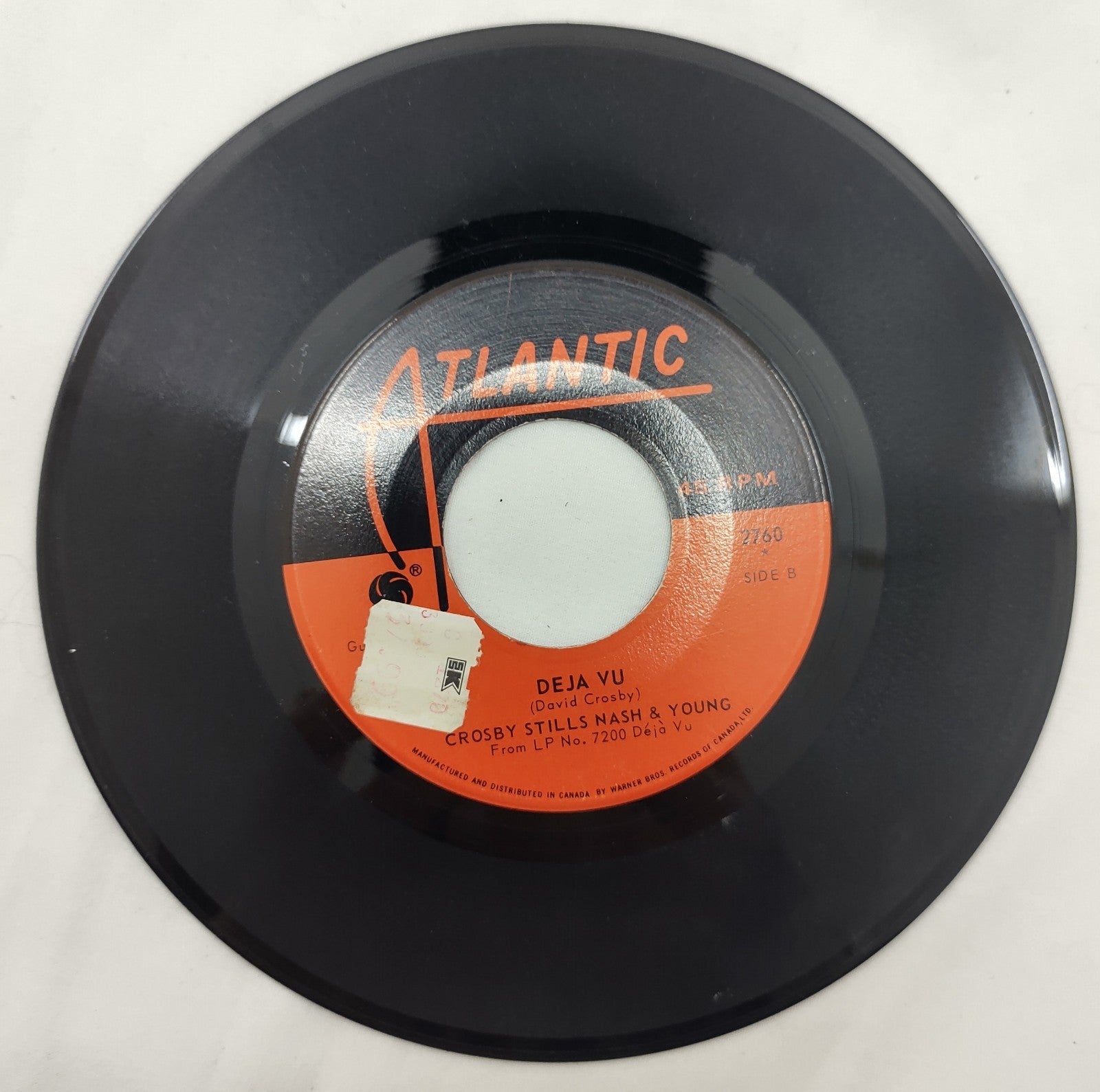 CSNY Our House 45 RPM 7" Rock Vinyl Single Vintage Atlantic Record