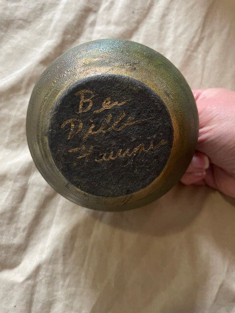 Handmade Petroglyph Clay Pot – Artisan Crafted Unique Home Decor Piece