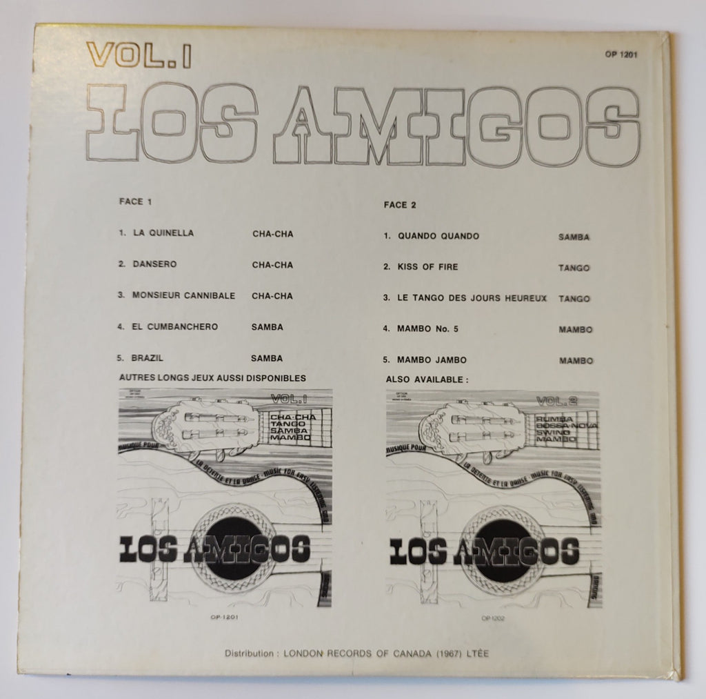 Los Amigos Option OP-1201 1967 Mono/Stereo Cha-Cha Tango Mambo LP