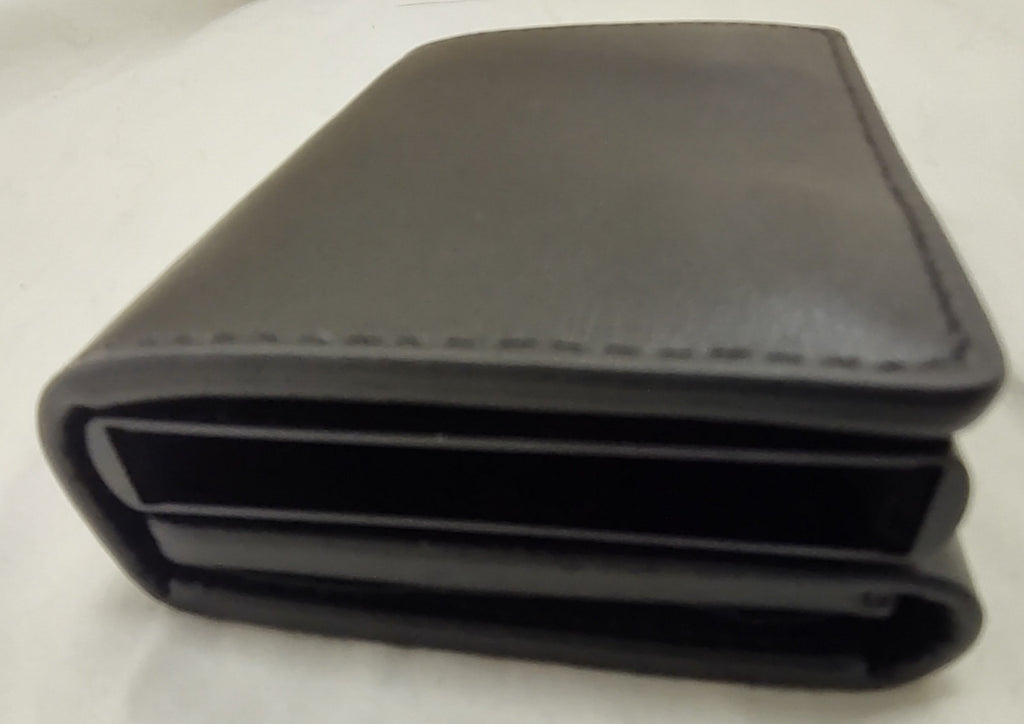 Badge Boys Leather Badge Wallet Black – Police ID Holder NEW