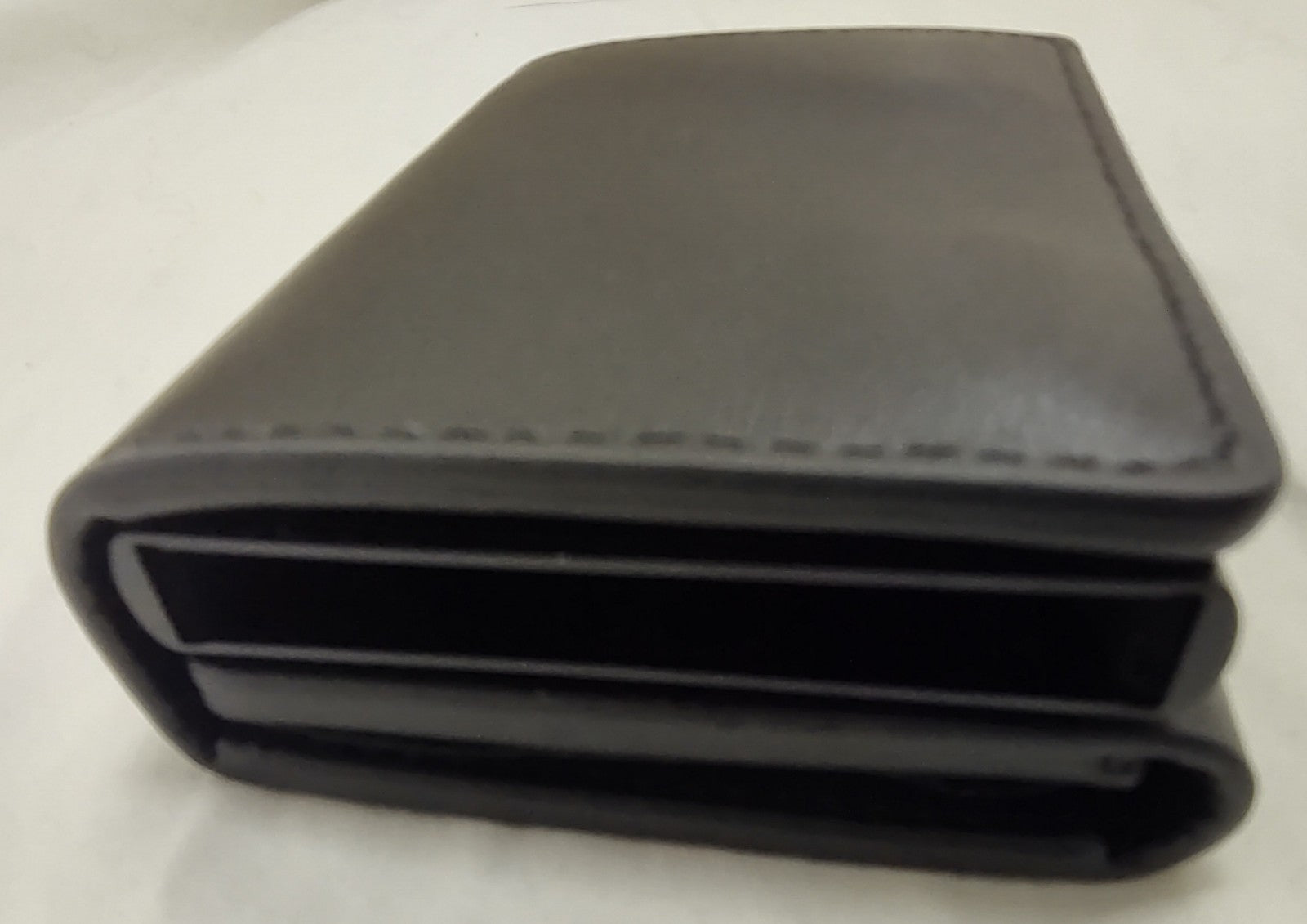 Badge Boys Leather Badge Wallet Black – Police ID Holder NEW