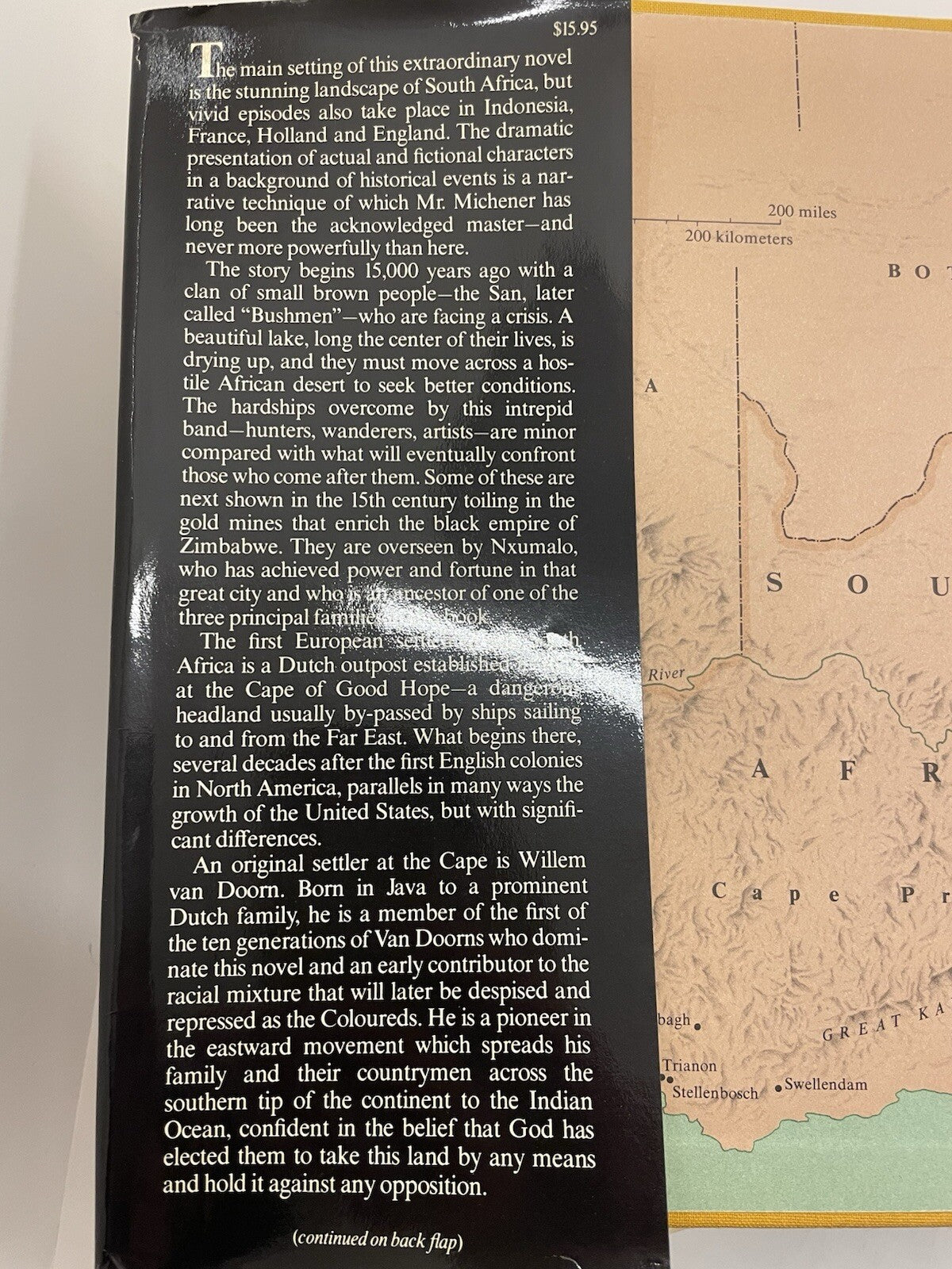 The Covenant by James Michener – G+ Historical Fiction Hardcover DJ