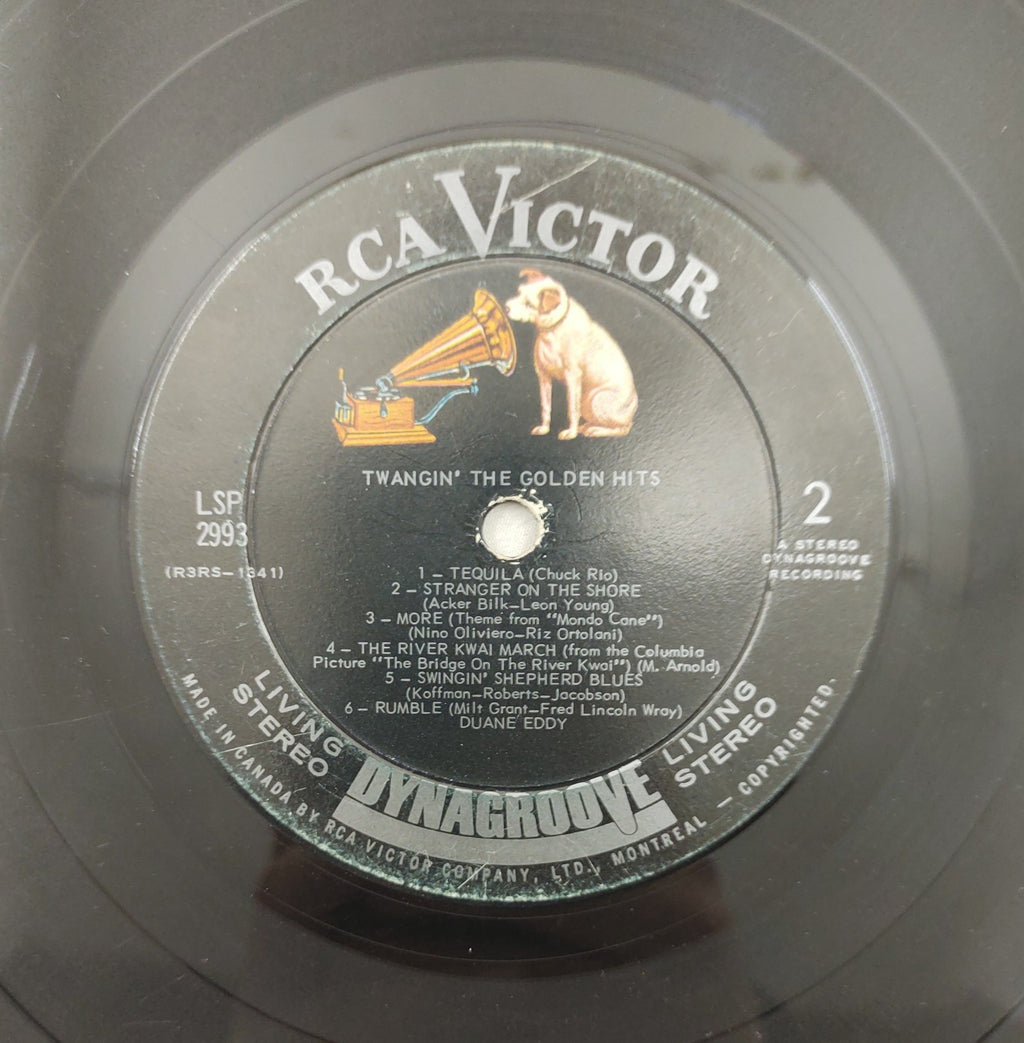 Duane Eddy – Twangin’ the Golden Hits LP RCA Living Stereo Canada