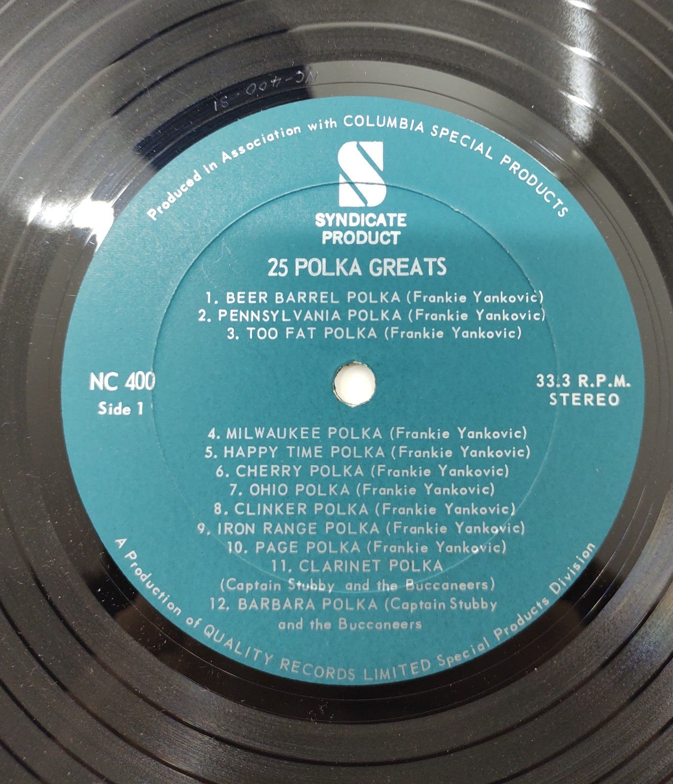 25 Polka Greats Vol.1 Vinyl LP (1971) K-Tel – Vintage Polka Collection