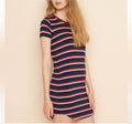 Garage Nautical Stripe T-shirt Dress Women's Size XS Casual Summer Wear
