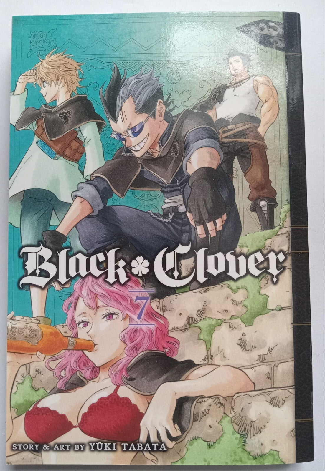 Black Clover Vol. 7 Manga Comic Book by Yūki Tabata (VG+) English