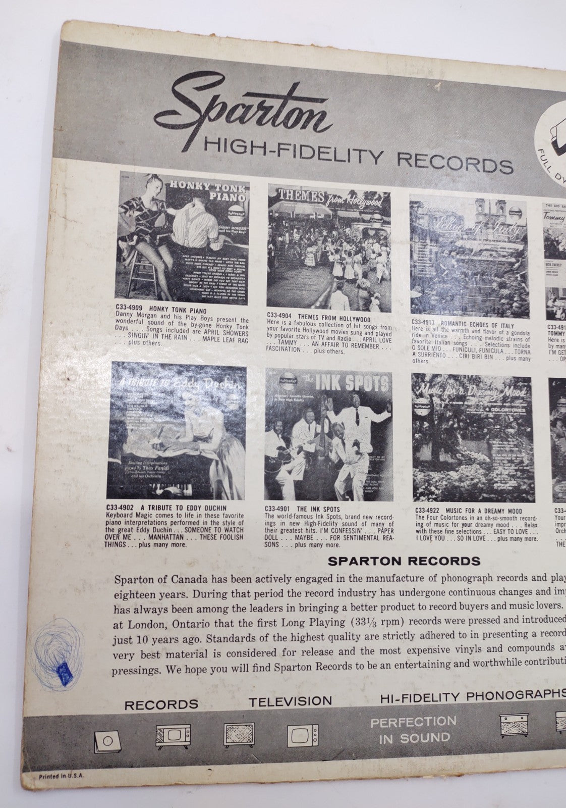 Gordon MacRae & Barbershop Blades Quartet – Colortone C33-4949 Vinyl LP