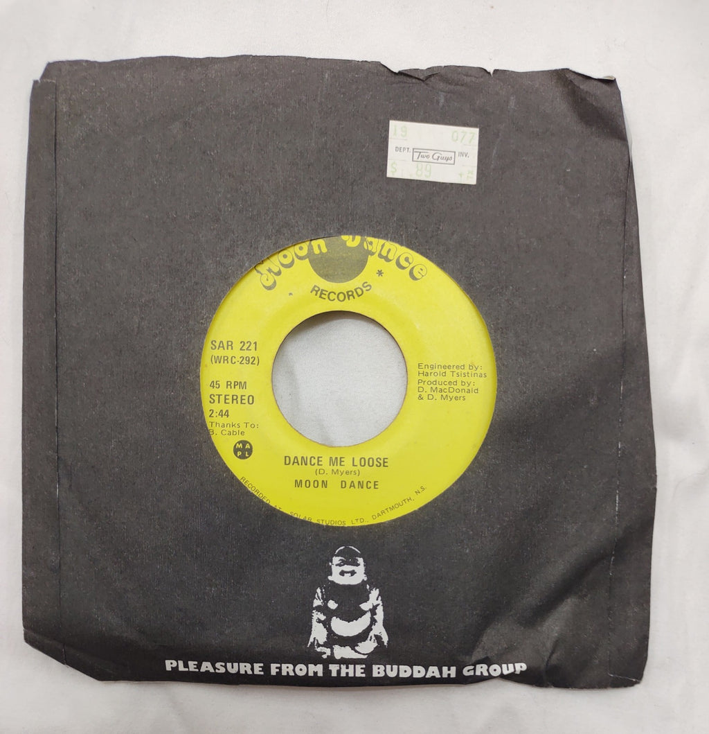 Moon Dance – Dance Me Loose 7” Moon Dance SAR 221 Canada NS Press