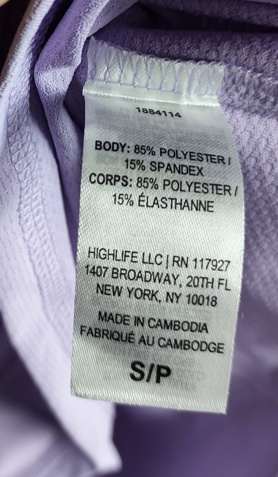 HEAD Sleeveless V-Neck Top Small Light Purple Tennis Activewear Stretch NWT