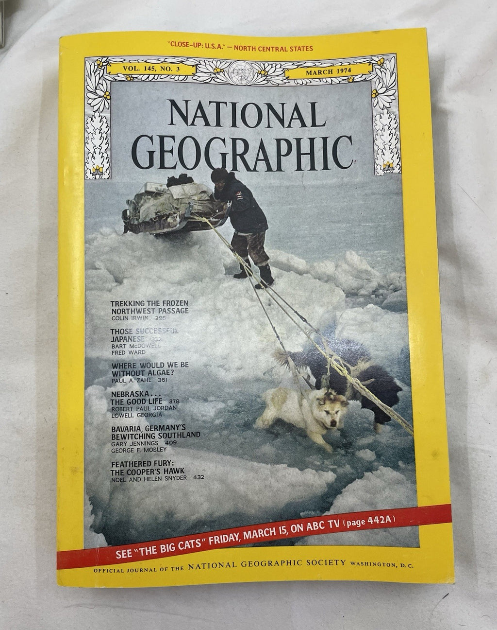 Vintage Nat Geo Jan–Jun 1974 Slipcover Set | Nature, Culture, Earth