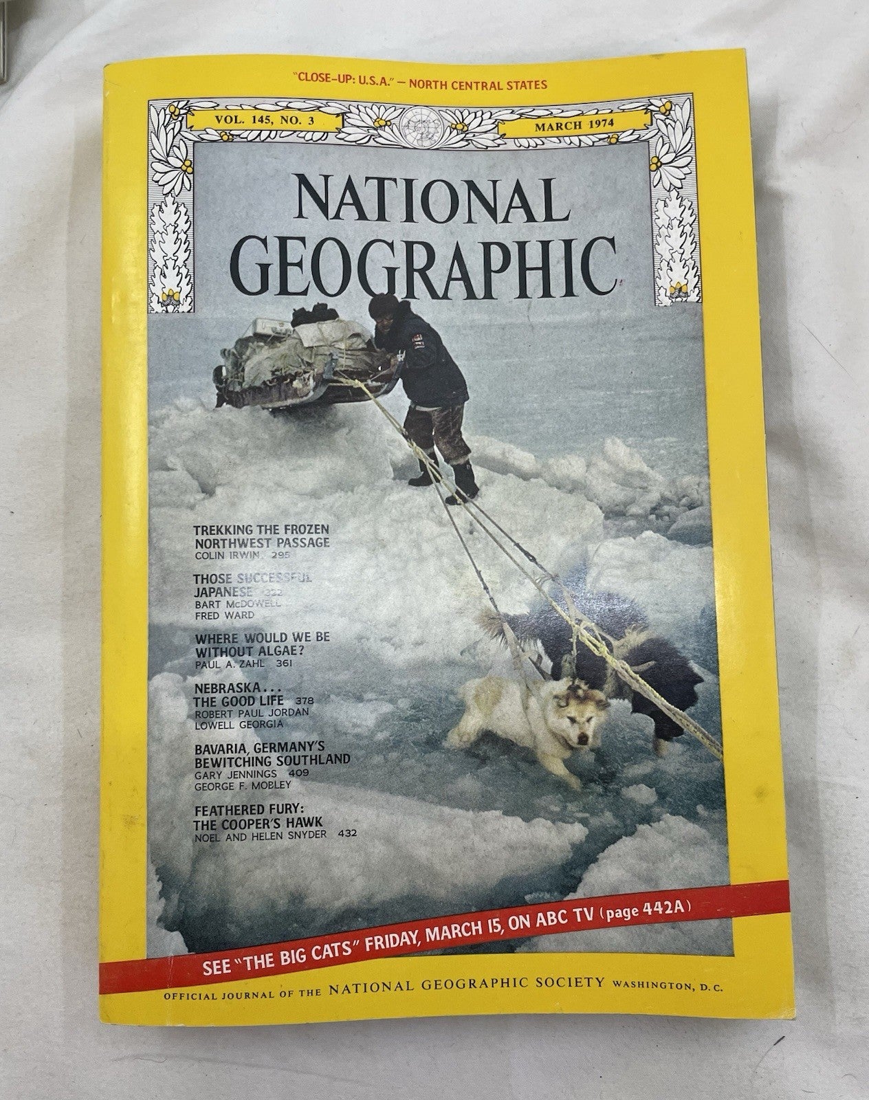 Vintage Nat Geo Jan–Jun 1974 Slipcover Set | Nature, Culture, Earth