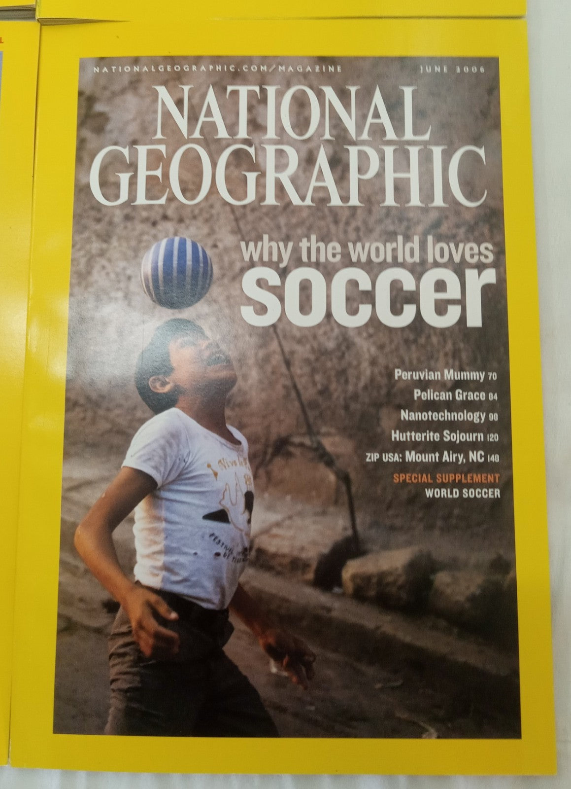 National Geographic Jan–June 2006 | 6 VG+ Issues | Leatherette Slipcase