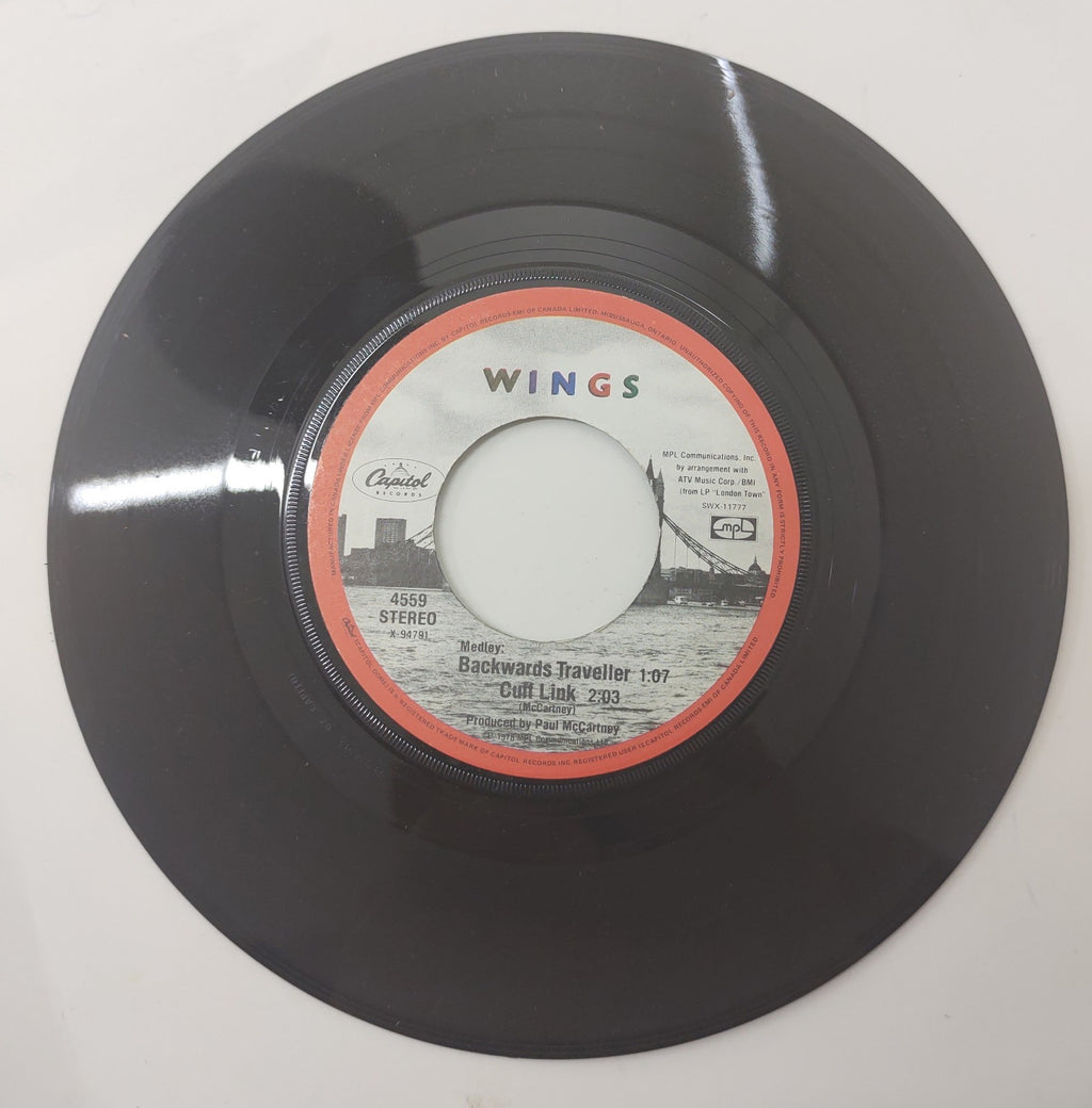 Wings With a Little Luck 7" 45 Vinyl Single 1978 Capitol Cat 4559